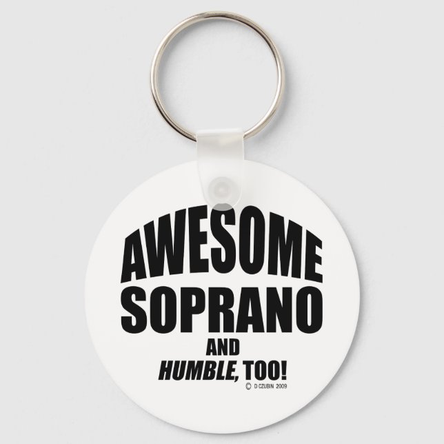 Awesome Soprano Key Ring (Front)