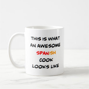 awesome spanish cook coffee mug