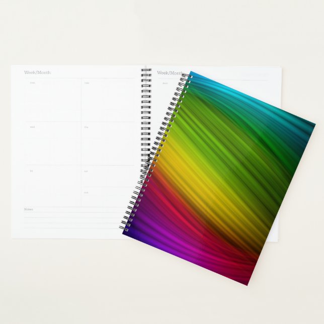 Awesome Spectrum of Rainbow Colors Planner (Display)