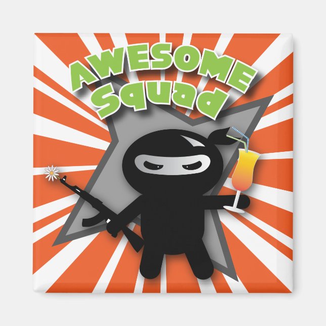 AWESOME Squad Magnet (Front)