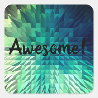 Awesome Square Sticker