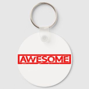 Awesome Stamp Key Ring