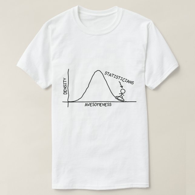 Awesome Statisticians Shirt (Design Front)