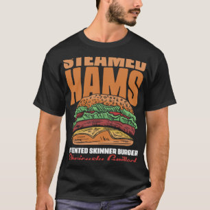 Awesome Steamed Hams Skinner Burger Themed Meme T-Shirt
