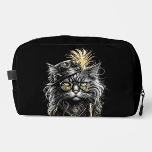 Awesome Steampunk Cat Dopp Kit