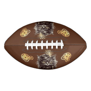 Awesome Steampunk Cat Football