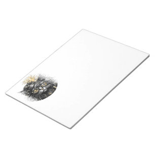 Awesome Steampunk Cat Notepad