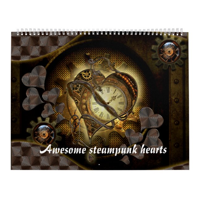 Awesome steampunk heart calendar (Cover)