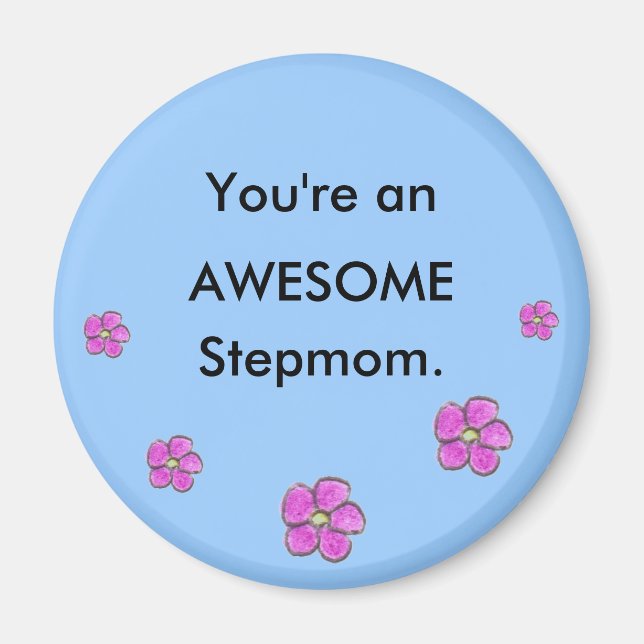 Awesome Stepmom magnet (Front)