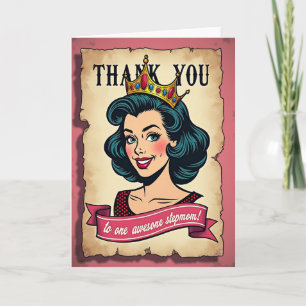 Awesome Stepmom Portrait Card