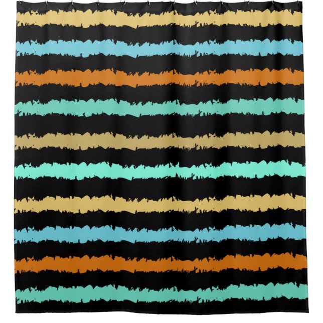 Awesome Summer Pattern Shower Curtain (Front)