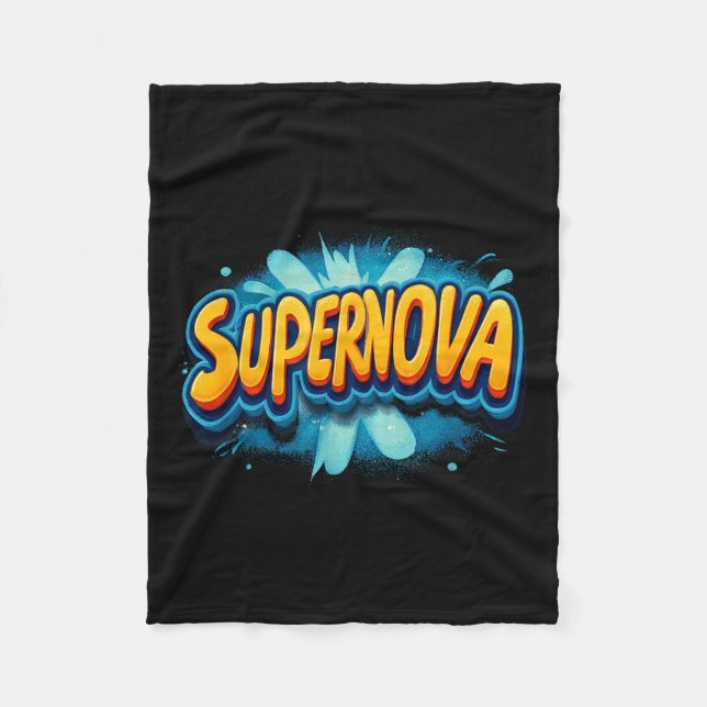 Awesome Supernova Costume For Boys And Girls  Fleece Blanket (Front)
