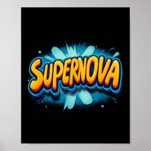 Awesome Supernova Costume For Boys And Girls Poster
