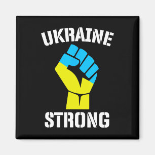 Awesome Support Ukraine Strong Pride - Ukraine Magnet