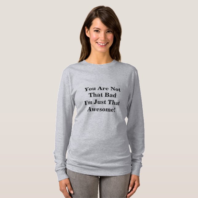Awesome T-shirt (Long Sleeve) (Front Full)