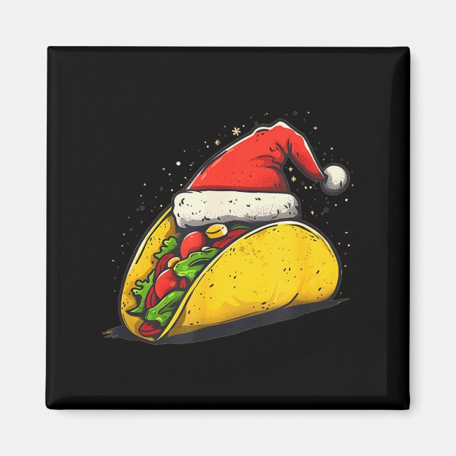 Awesome Taco Outfit For Xmas Tacos Lovers  Magnet (Front)
