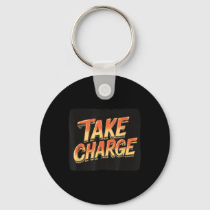 Awesome Take Charge Outfit For Boys And Girls Key Ring