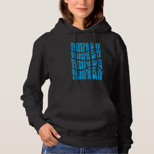 Awesome Tampa Bay Florida Groovy Retro 60s 70s Sty Hoodie