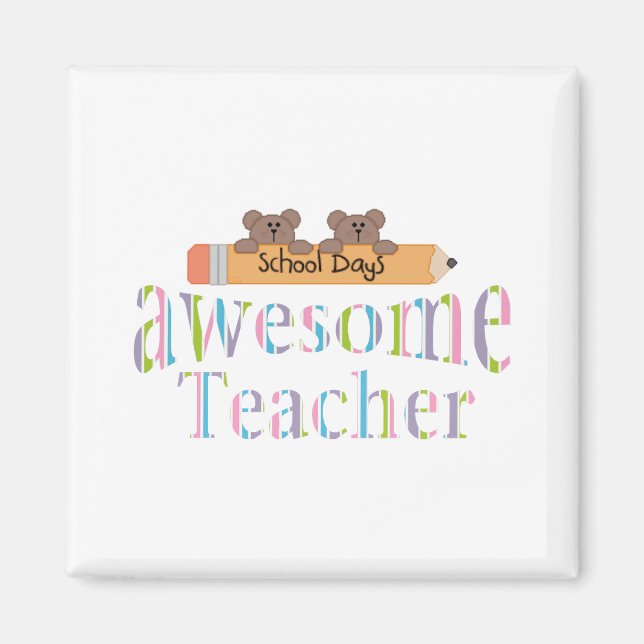 awesome Teacher Magnet (Front)