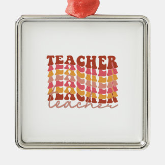 Awesome Teacher Metal Ornament