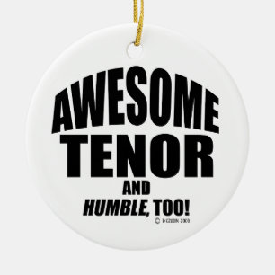 Awesome Tenor Ceramic Tree Decoration