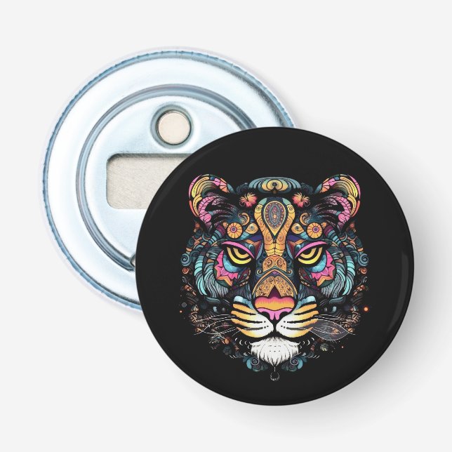 Awesome Tiger Head  Bottle Opener (Front)