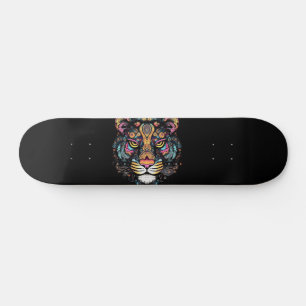 Awesome Tiger Head Skateboard