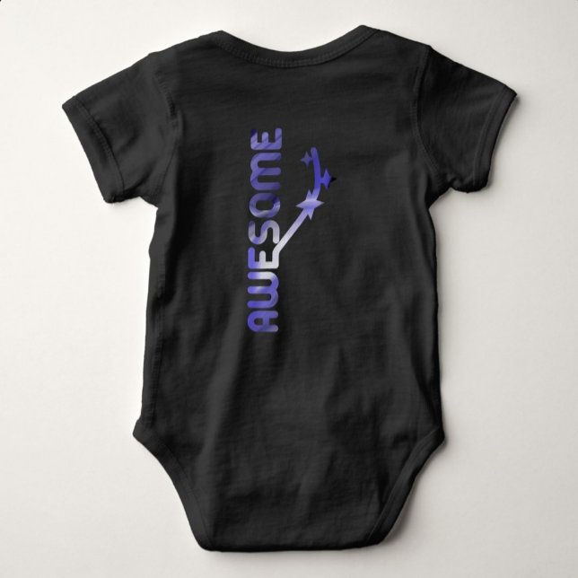 AWESOME Trend Abstract Lavender Violet Baby Bodysuit (Creator Uploaded)
