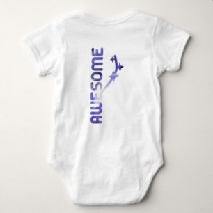 AWESOME Trend Abstract Lavender Violet Baby Bodysuit
