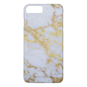 Awesome trendy modern faux gold glitter marble iPhone 8 plus/7 plus case