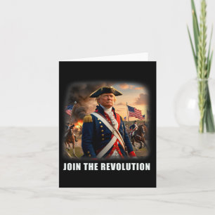 Awesome Trump Patriotic Revolution 2024 President Card