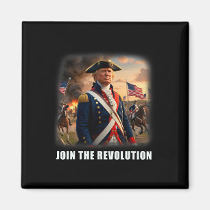 Awesome Trump Patriotic Revolution 2024 President Magnet