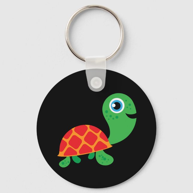 Awesome Turtle Key Ring (Front)