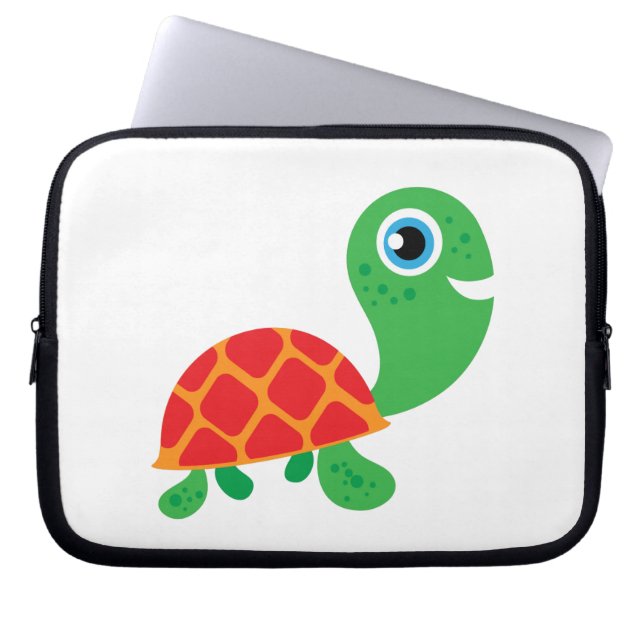 Awesome Turtle Laptop Sleeve (Front)