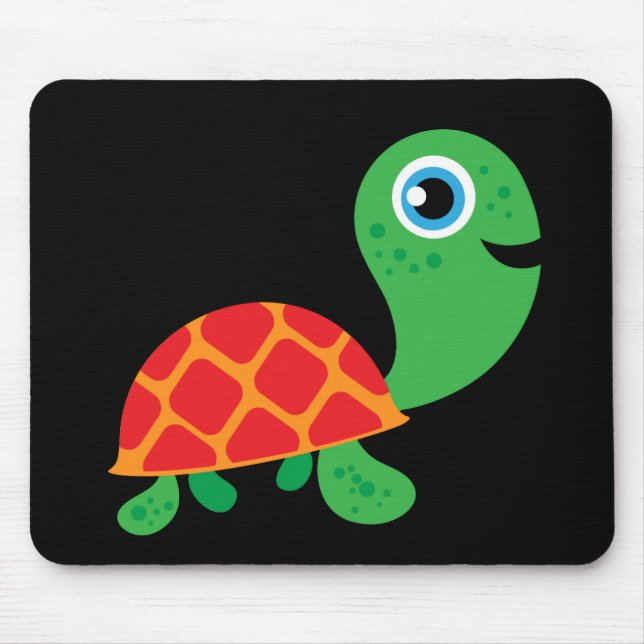Awesome Turtle Mouse Pad (Front)