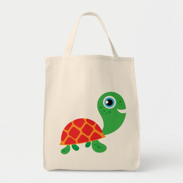 Awesome Turtle Tote Bag (Front)