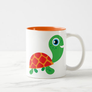 Awesome Turtle Two-Tone Coffee Mug