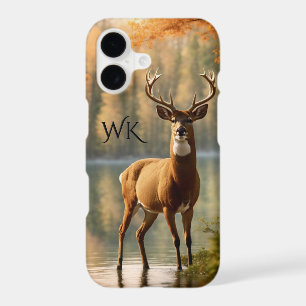 Awesome Twelve Point Buck Autumn Waters Monogram