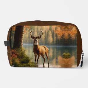 Awesome Twelve Point Buck in Autumn Waters Dopp Kit