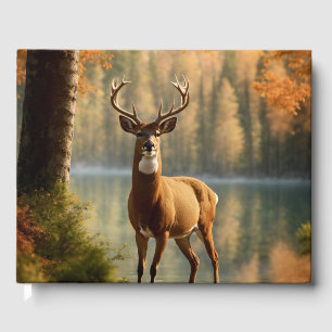 Awesome Twelve Point Buck in Autumn Waters Guest Book