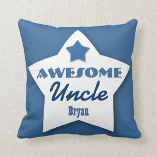 Awesome UNCLE Big Star Custom BLUE 7 Cushion