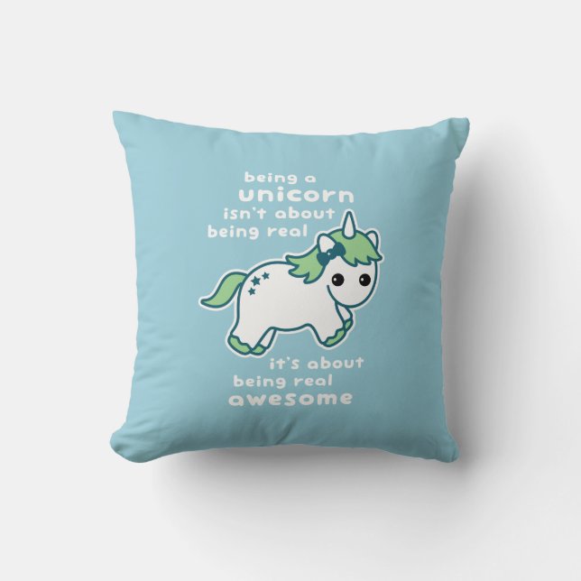 Awesome Unicorn Cushion (Front)