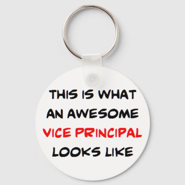 awesome vice principal key ring (Front)