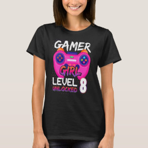 Awesome Video Games Controller Level 8 Unlocked Ga T-Shirt