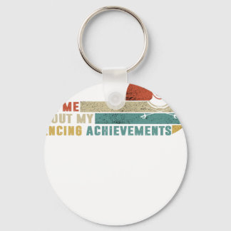 Awesome Vintage Fencing Gift T-Shirt for Proud Fen Key Ring