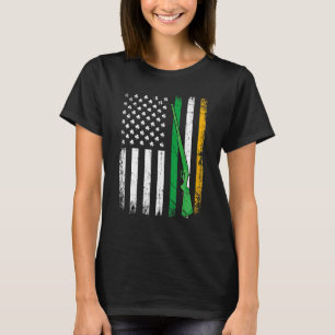 Awesome Vintage Irish Hunting American Flag St Pat T-Shirt