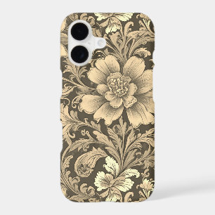 Awesome Vintage Sepia Floral Pattern