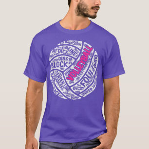 Awesome Volleyball Gifts Cute Volleyball Game Wome T-Shirt
