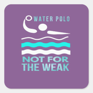 Awesome Water Polo Gift for Men & Women Waterpolo Square Sticker