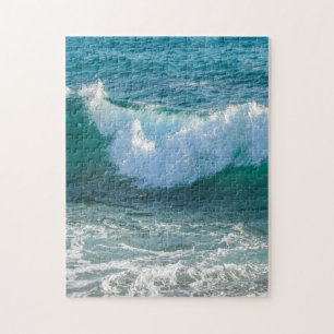 Awesome Wave sea shore nautical ocean nature Jigsaw Puzzle